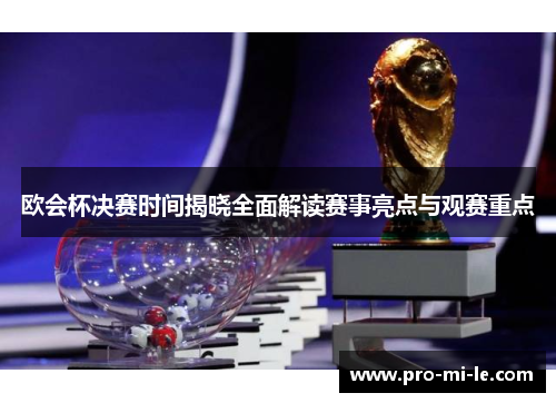 欧会杯决赛时间揭晓全面解读赛事亮点与观赛重点