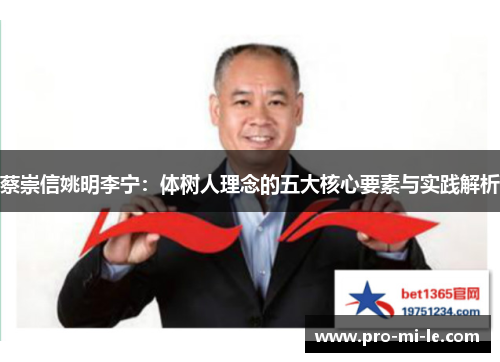 蔡崇信姚明李宁：体树人理念的五大核心要素与实践解析