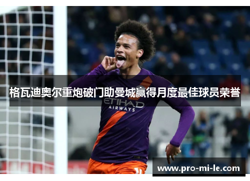 格瓦迪奥尔重炮破门助曼城赢得月度最佳球员荣誉